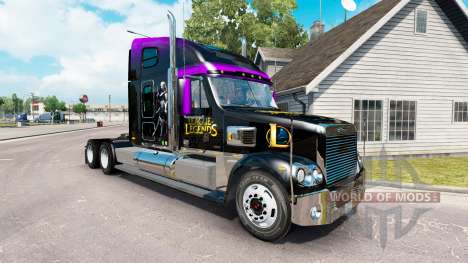 Скин League of Legends на Freightliner Coronado für American Truck Simulator