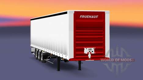 Une collection de remorques avec des charges dif pour Euro Truck Simulator 2