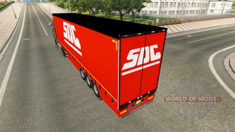 Vorhang Auflieger SDC v2.0 für Euro Truck Simulator 2