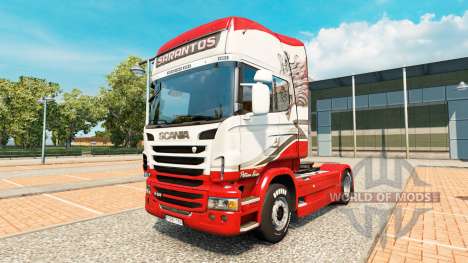 Sarantos de la peau pour Scania camion pour Euro Truck Simulator 2