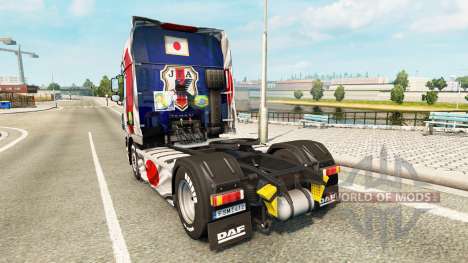 La peau Japao Copa 2014 pour DAF camion pour Euro Truck Simulator 2