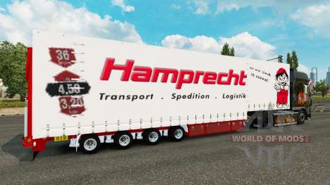 Krone rideau semi-remorque Hamprecht pour Euro Truck Simulator 2