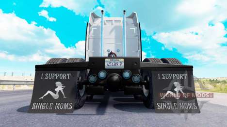 Kotflügel I Support Single Moms v1.7 für American Truck Simulator
