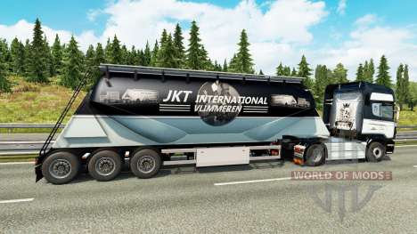 JKT International skin für die Auflieger-Zement- für Euro Truck Simulator 2