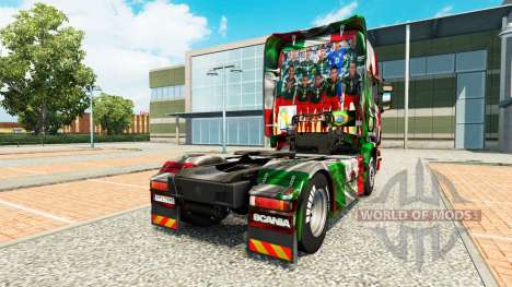 Le Mexique Copa 2014 de la peau pour Scania cami pour Euro Truck Simulator 2