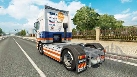 Truckland de la peau pour DAF camion pour Euro Truck Simulator 2