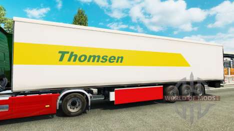 Thomsen skin für den Anhänger für Euro Truck Simulator 2