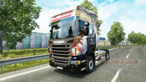 Airton Senna peau pour Scania camion pour Euro Truck Simulator 2