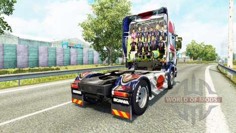 La peau Japao Copa 2014 pour Scania camion pour Euro Truck Simulator 2