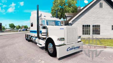 Skin Con-way Freight für den truck-Peterbilt 389 für American Truck Simulator