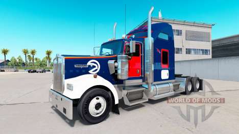 La peau Atlanta Hawks sur le camion Kenworth W90 pour American Truck Simulator