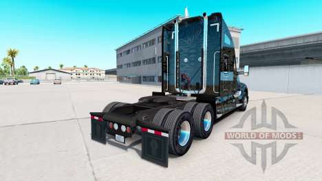 La peau Camo Rayures sur un tracteur Kenworth pour American Truck Simulator