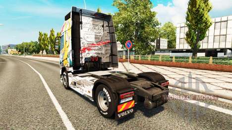La peau de l'Euro de la Logistique chez Volvo tr pour Euro Truck Simulator 2