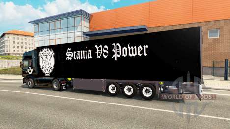 Semi-Remorque Schmitz Cargobull Scania V8 pour Euro Truck Simulator 2