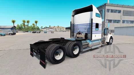 Peau Classique Rayures sur le camion Kenworth W9 pour American Truck Simulator