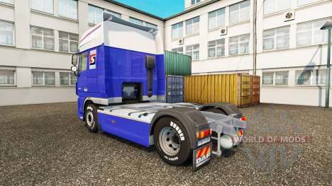 Die P. Solleveld Transport skin für DAF-LKW für Euro Truck Simulator 2