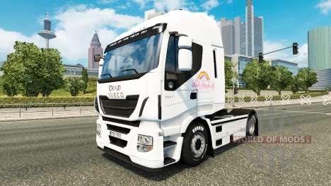 Die Rosa Plüsch AG-skin für Iveco-Zugmaschine für Euro Truck Simulator 2