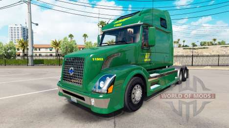 Скин ABF Freight System Inc. на Volvo VNL 670 pour American Truck Simulator