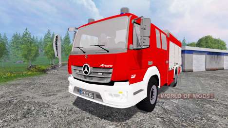 Mercedes-Benz Atego 1530 [firefighters] pour Farming Simulator 2015