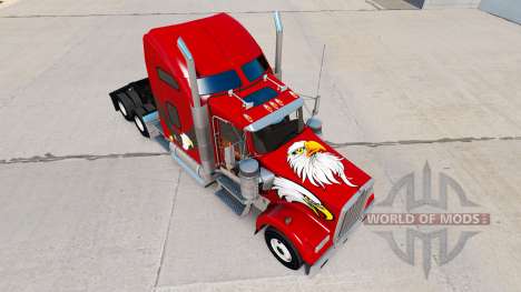 La peau de l'Aigle sur le camion Kenworth W900 pour American Truck Simulator