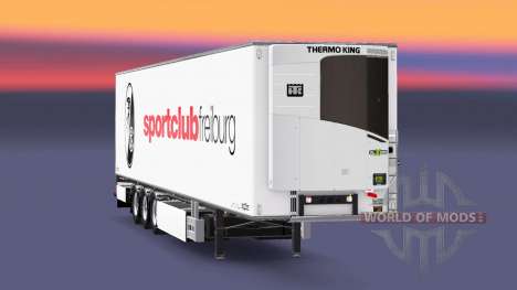 Semi-trailer Chereau SC Freiburg für Euro Truck Simulator 2