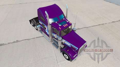 Haut Symbol Stil auf die LKW-Kenworth W900 für American Truck Simulator