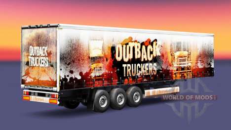 Outback Truckers Haut auf dem Anhänger für Euro Truck Simulator 2