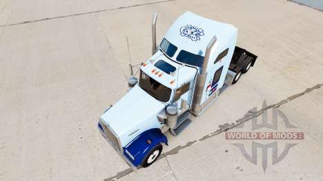 Haut UNC Tarheel v1.01 " auf dem truck-Kenworth  für American Truck Simulator