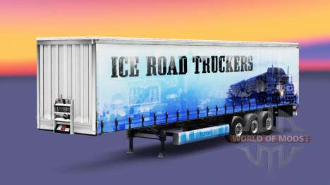 La peau Ice Road Truckers sur la remorque pour Euro Truck Simulator 2