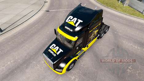CAT skin für den truck Peterbilt für American Truck Simulator