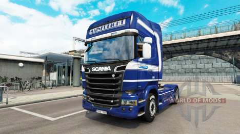 Mainfreight skin für Scania-LKW für Euro Truck Simulator 2