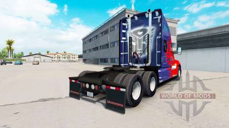 De la peau pour Optimus Prime camion Kenworth pour American Truck Simulator