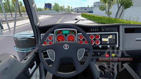 Couleur rouge appareils ont un Kenworth W900 pour American Truck Simulator