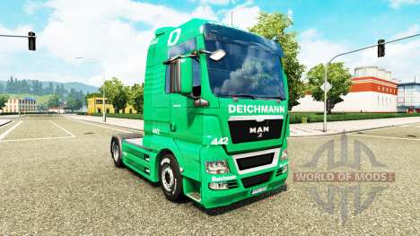 Skin Deichmann for tractor MAN für Euro Truck Simulator 2