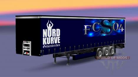Haut den FC Schalke 04 auf semi-trailer für Euro Truck Simulator 2