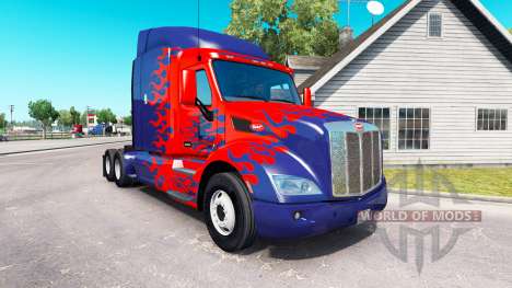 Optimus Prime peau pour le camion Peterbilt pour American Truck Simulator