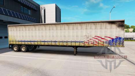 Alte Vorhang semi-trailer für American Truck Simulator