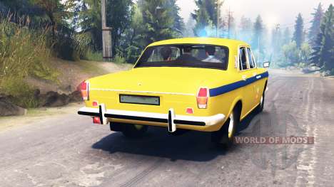 GAZ-24 Volga UdSSR Polizei für Spin Tires