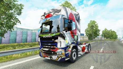 La peau Japao Copa 2014 pour Scania camion pour Euro Truck Simulator 2