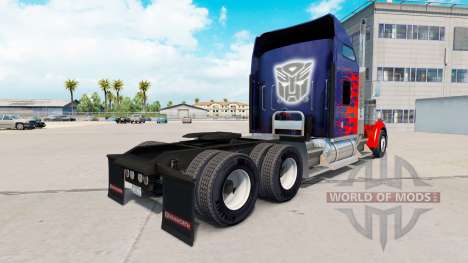 Haut für Optimus Prime truck Kenworth W900 für American Truck Simulator