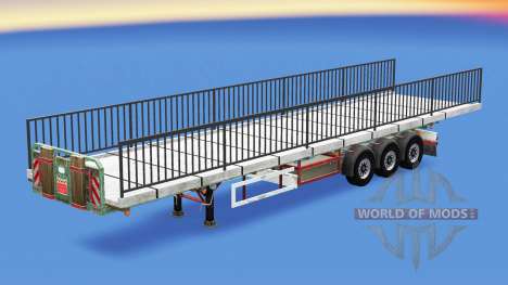 Semi-sol avec le poids de l'élément du pont pour American Truck Simulator