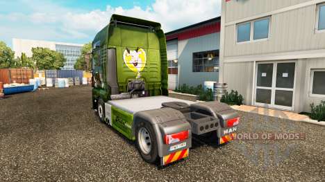 Skin Die Milch machts for the tractor MAN für Euro Truck Simulator 2