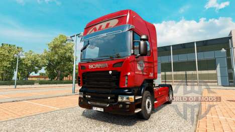 Das America Latina Logistica skin für Scania-LKW für Euro Truck Simulator 2