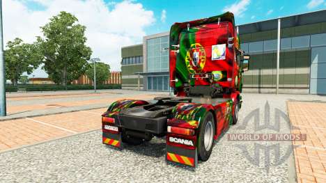 La peau Portugal Copa 2014 pour Scania camion pour Euro Truck Simulator 2