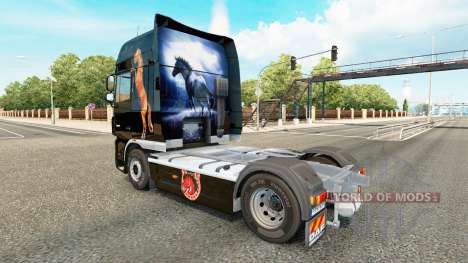 Caballos de la peau pour DAF camion pour Euro Truck Simulator 2