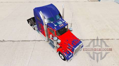 Haut für Optimus Prime truck Kenworth W900 für American Truck Simulator