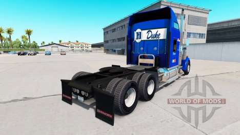 La peau Duc v1.03 sur le camion Kenworth W900 pour American Truck Simulator