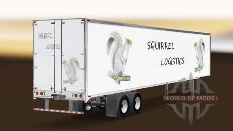 L'Écureuil de la Logistique de la peau pour la r pour American Truck Simulator