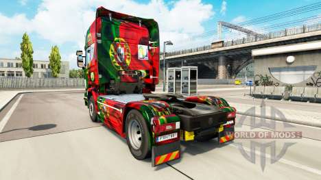 Скин Portugal Copa 2014 на Scania Streamline für Euro Truck Simulator 2