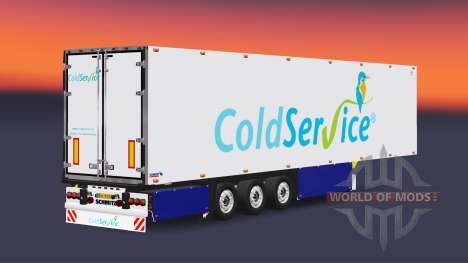 Semitrailer refrigerator Schmitz Coldservice pour Euro Truck Simulator 2